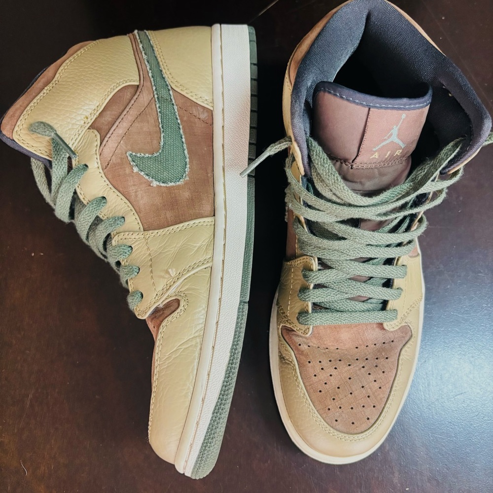 ‼️🪖 2008 RARE Nike Air Jordan 1 Retro 'Armed Forces' Mens 9.5 🪖‼️